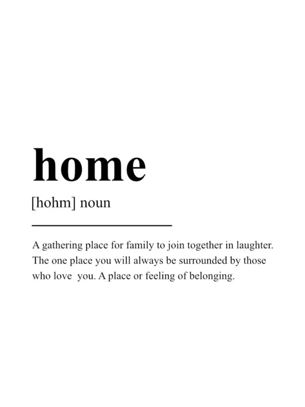 Home Poster – Definition Posters