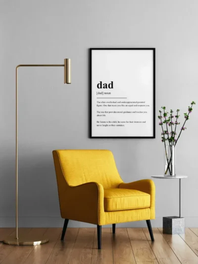Dad Poster - Definition Posters - Wall Art