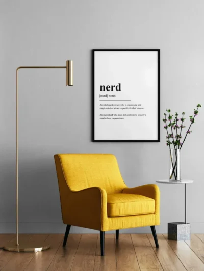 Nerd Poster - Definition Posters - Wall Art