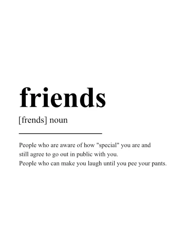 Friends Poster – Definition Posters – Wall Art