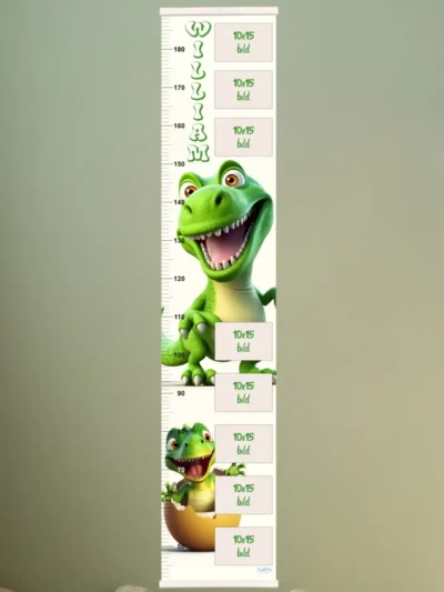 Mätsticka för barn med namn t-rex