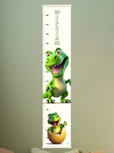 Mätsticka för barn med namn t-rex